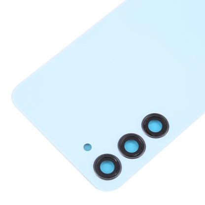 For Samsung Galaxy S23+ SM-S916B OEM Glass Battery Back Cover with Camera Lens Cover(Blue) -  by buy2fix | Online Shopping UK | buy2fix