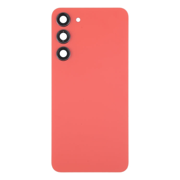For Samsung Galaxy S23+ SM-S916B OEM Glass Battery Back Cover with Camera Lens Cover(Red) -  by buy2fix | Online Shopping UK | buy2fix