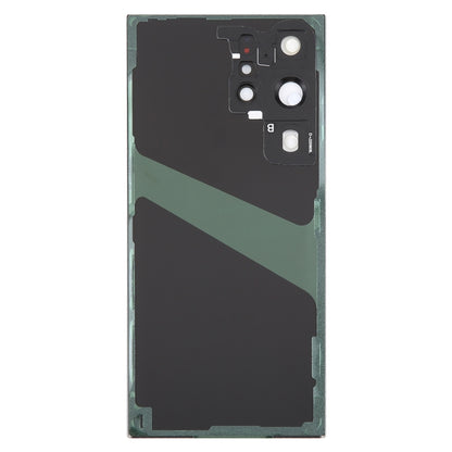 For Samsung Galaxy S23 Ultra SM-S918 Glass Battery Back Cover with Camera Lens Cover(Grey) -  by buy2fix | Online Shopping UK | buy2fix