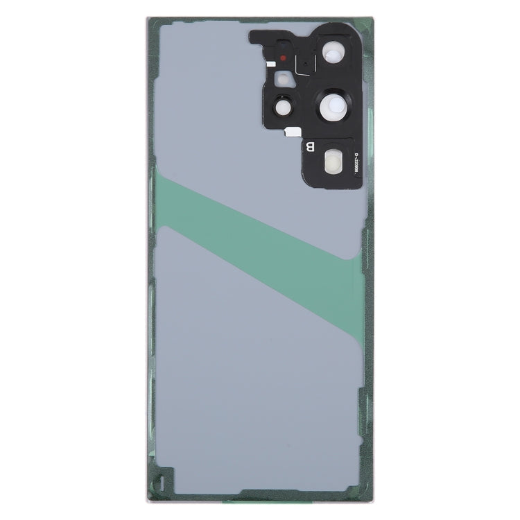 For Samsung Galaxy S23 Ultra SM-S918 Glass Battery Back Cover with Camera Lens Cover(Blue) -  by buy2fix | Online Shopping UK | buy2fix