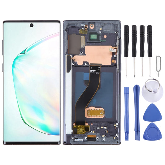 6.28 inch OLED LCD Screen For Samsung Galaxy Note10 SM-N970F Digitizer Full Assembly With Frame (Black) - LCD Screen by buy2fix | Online Shopping UK | buy2fix