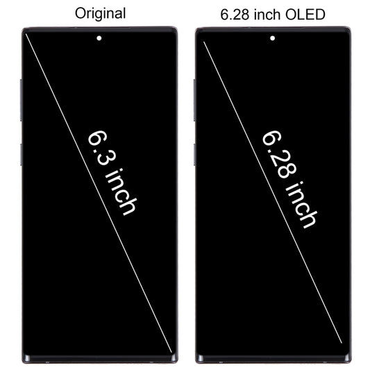 6.28 inch OLED LCD Screen For Samsung Galaxy Note10 SM-N970F Digitizer Full Assembly With Frame (Black) - LCD Screen by buy2fix | Online Shopping UK | buy2fix