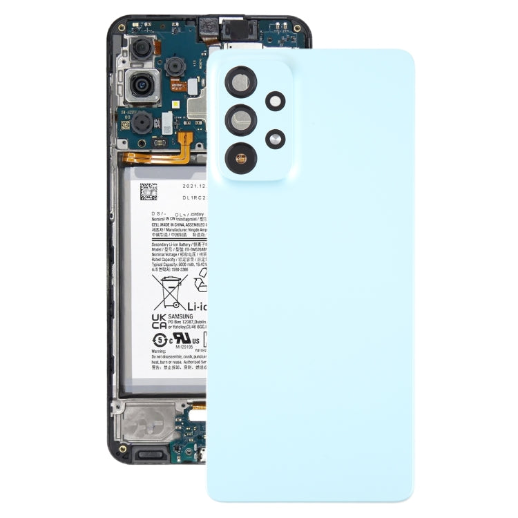 For Samsung Galaxy A73 5G SM-A736B Original Battery Back Cover with Camera Lens Cover(Green) - Camera Series by buy2fix | Online Shopping UK | buy2fix