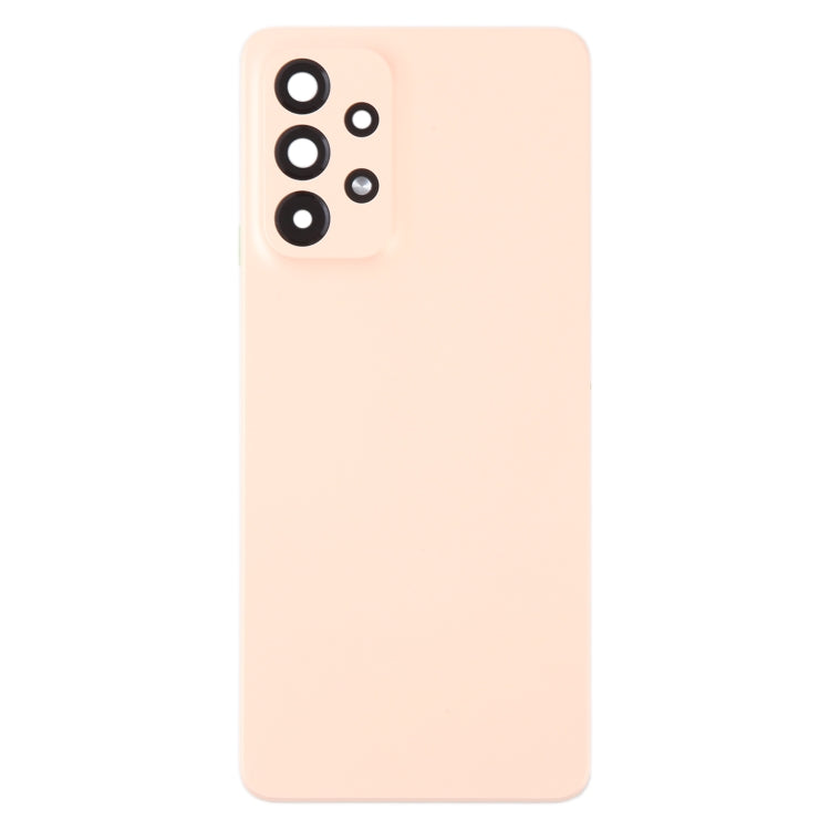 For Samsung Galaxy A33 5G SM-A336B Original Battery Back Cover with Camera Lens Cover(Pink) - Camera Series by buy2fix | Online Shopping UK | buy2fix