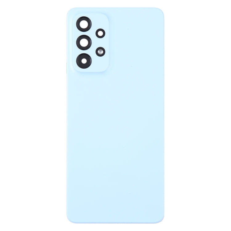 For Samsung Galaxy A33 5G SM-A336B Original Battery Back Cover with Camera Lens Cover(Blue) - Camera Series by buy2fix | Online Shopping UK | buy2fix
