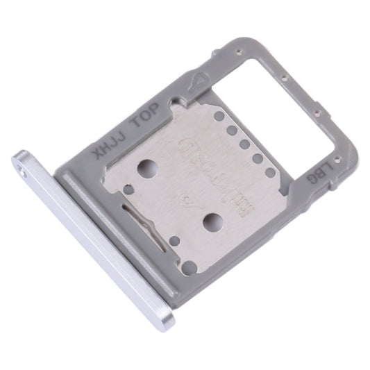 For Samsung Galaxy Tab S8 SM-X700 Original SIM Card Tray + Micro SD Card Tray (Silver) - Card Tray by buy2fix | Online Shopping UK | buy2fix