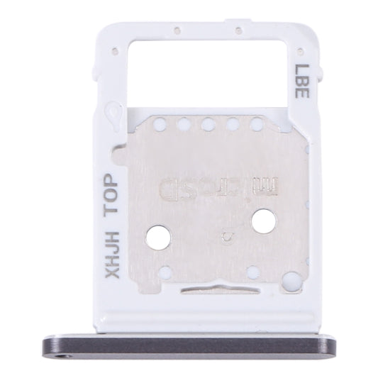 For Samsung Galaxy Tab S8+ SM-X800 Original SIM Card Tray + Micro SD Card Tray (Black) - Card Tray by buy2fix | Online Shopping UK | buy2fix