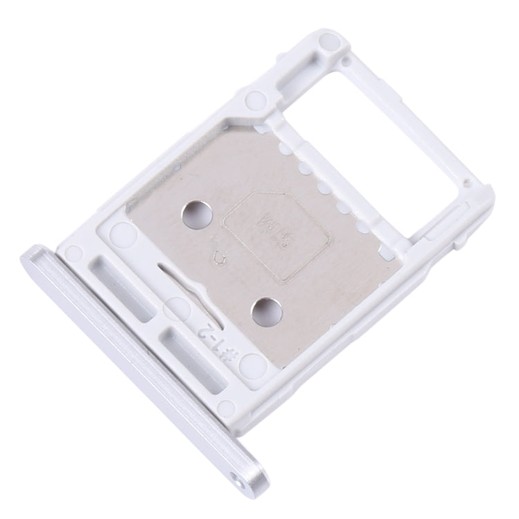 For Samsung Galaxy Tab S8+ SM-X800 Original SIM Card Tray + Micro SD Card Tray (Silver) - Card Tray by buy2fix | Online Shopping UK | buy2fix