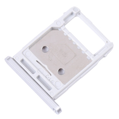 For Samsung Galaxy Tab S8+ SM-X800 Original SIM Card Tray + Micro SD Card Tray (Silver) - Card Tray by buy2fix | Online Shopping UK | buy2fix