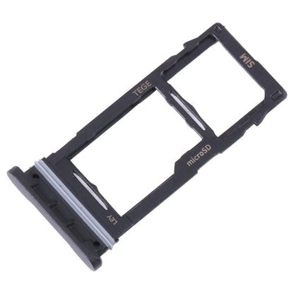 For Samsung Galaxy Tab Active3 8.0 SM-T570/T575 Original SIM Card Tray + Micro SD Card Tray (Black) - Card Tray by buy2fix | Online Shopping UK | buy2fix