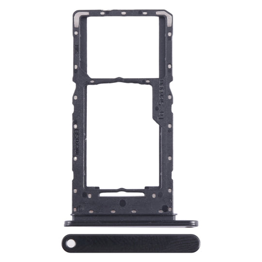 For Samsung Galaxy A14 4G SM-A145P Original SIM Card Tray + SIM Card Tray + Micro SD Card Tray (Black)