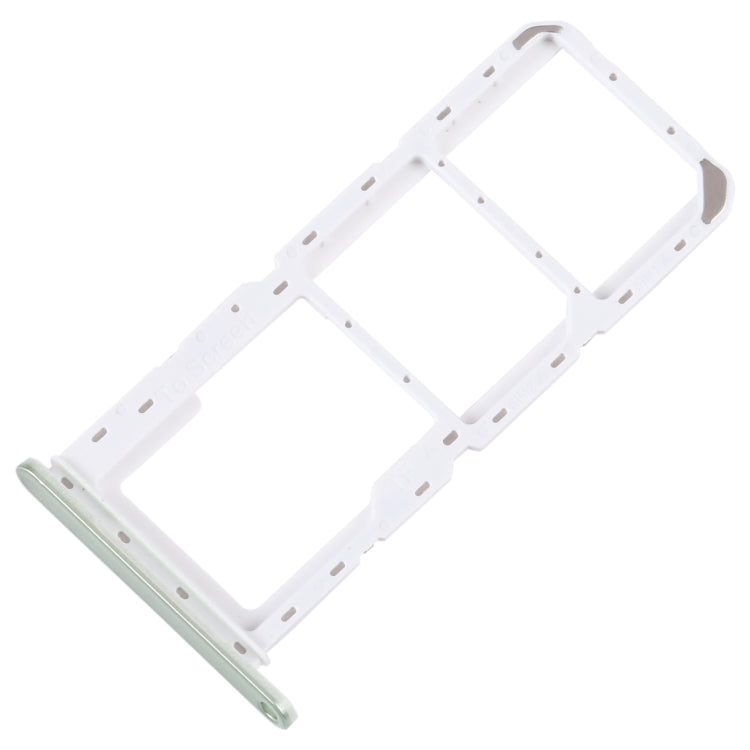 For Samsung Galaxy A14 4G SM-A145P Original SIM Card Tray + SIM Card Tray + Micro SD Card Tray (Green) - Card Tray by buy2fix | Online Shopping UK | buy2fix