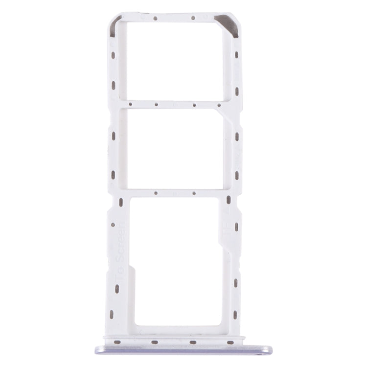 For Samsung Galaxy A14 4G SM-A145P Original SIM Card Tray + SIM Card Tray + Micro SD Card Tray (Silver) - Card Tray by buy2fix | Online Shopping UK | buy2fix