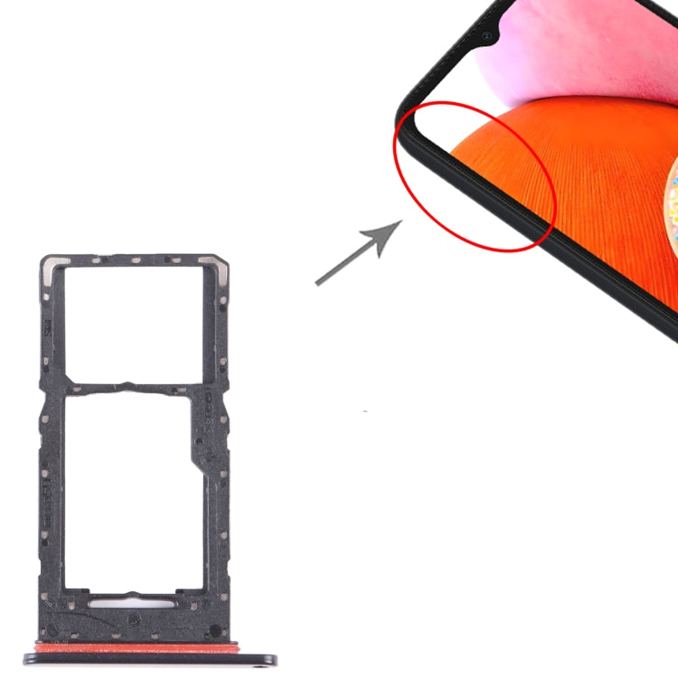 For Samsung Galaxy A14 5G SM-A146P Original SIM Card Tray + Micro SD Card Tray (Black) - Card Tray by buy2fix | Online Shopping UK | buy2fix