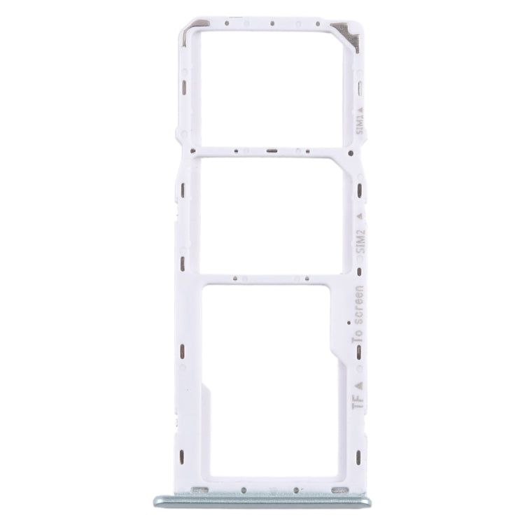 For Samsung Galaxy A22 5G SM-A226B Original SIM Card Tray + SIM Card Tray + Micro SD Card Tray (Green) - Card Tray by buy2fix | Online Shopping UK | buy2fix