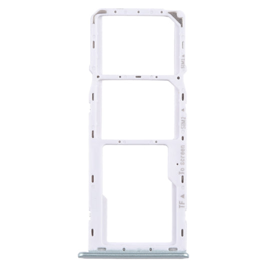 For Samsung Galaxy A22 5G SM-A226B Original SIM Card Tray + SIM Card Tray + Micro SD Card Tray (Green) - Card Tray by buy2fix | Online Shopping UK | buy2fix