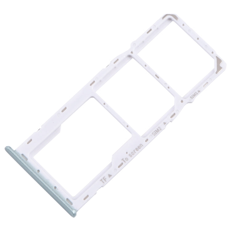 For Samsung Galaxy A22 5G SM-A226B Original SIM Card Tray + SIM Card Tray + Micro SD Card Tray (Green) - Card Tray by buy2fix | Online Shopping UK | buy2fix