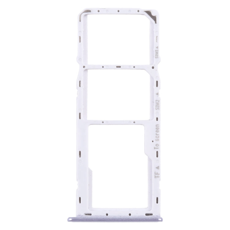 For Samsung Galaxy A22 5G SM-A226B Original SIM Card Tray + SIM Card Tray + Micro SD Card Tray (Purple) - Card Tray by buy2fix | Online Shopping UK | buy2fix