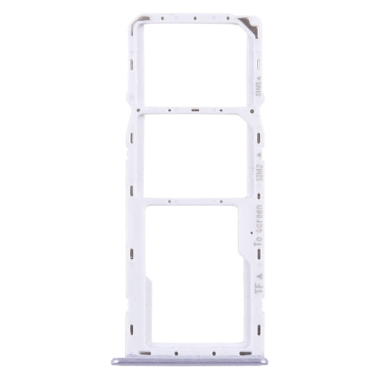 For Samsung Galaxy A22 5G SM-A226B Original SIM Card Tray + SIM Card Tray + Micro SD Card Tray (Purple) - Card Tray by buy2fix | Online Shopping UK | buy2fix