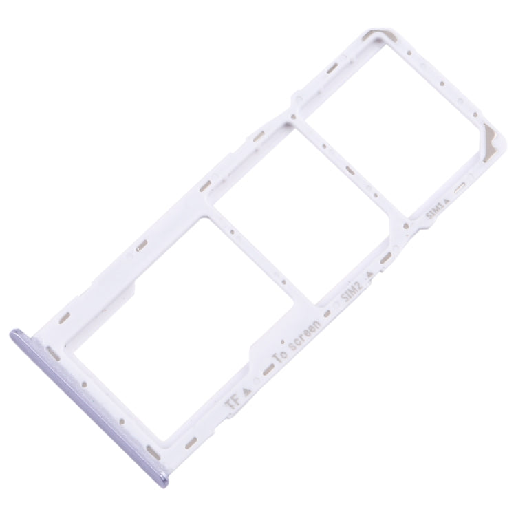 For Samsung Galaxy A22 5G SM-A226B Original SIM Card Tray + SIM Card Tray + Micro SD Card Tray (Purple) - Card Tray by buy2fix | Online Shopping UK | buy2fix