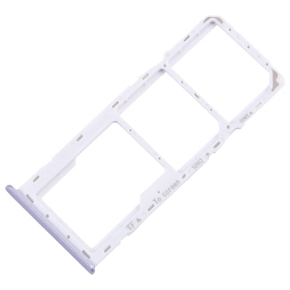 For Samsung Galaxy A22 5G SM-A226B Original SIM Card Tray + SIM Card Tray + Micro SD Card Tray (Purple) - Card Tray by buy2fix | Online Shopping UK | buy2fix