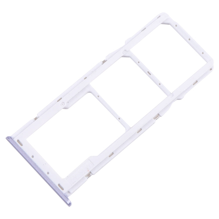 For Samsung Galaxy A22 5G SM-A226B Original SIM Card Tray + SIM Card Tray + Micro SD Card Tray (Purple) - Card Tray by buy2fix | Online Shopping UK | buy2fix