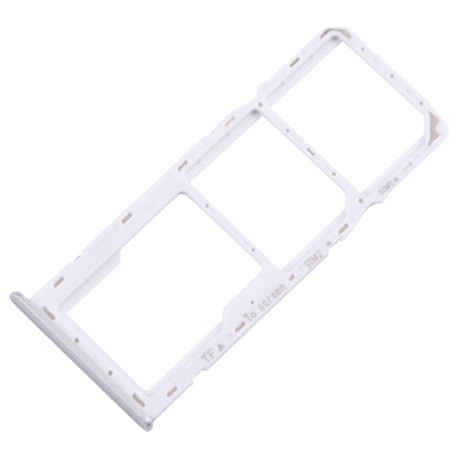 For Samsung Galaxy A22 5G SM-A226B Original SIM Card Tray + SIM Card Tray + Micro SD Card Tray (Silver) - Card Tray by buy2fix | Online Shopping UK | buy2fix