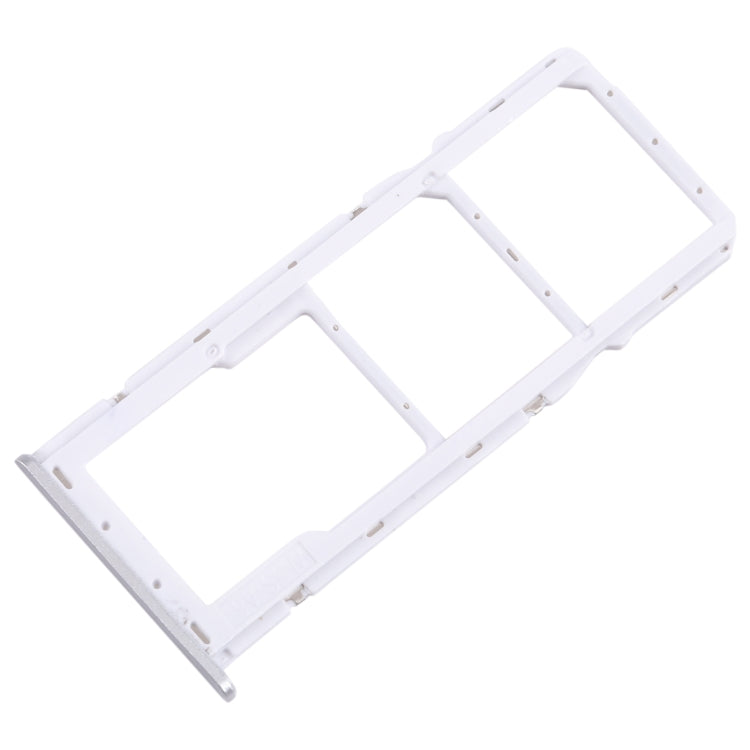 For Samsung Galaxy A22 5G SM-A226B Original SIM Card Tray + SIM Card Tray + Micro SD Card Tray (Silver) - Card Tray by buy2fix | Online Shopping UK | buy2fix