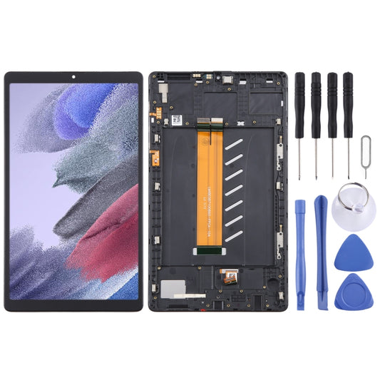 For Samsung Galaxy Tab A7 Lite SM-T225 LTE Edition Original LCD Screen Digitizer Full Assembly with Frame (Black) - LCD Screen by buy2fix | Online Shopping UK | buy2fix