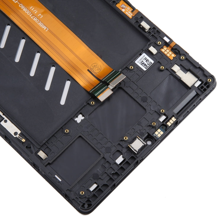 For Samsung Galaxy Tab A7 Lite SM-T225 LTE Edition Original LCD Screen Digitizer Full Assembly with Frame (Black) - LCD Screen by buy2fix | Online Shopping UK | buy2fix