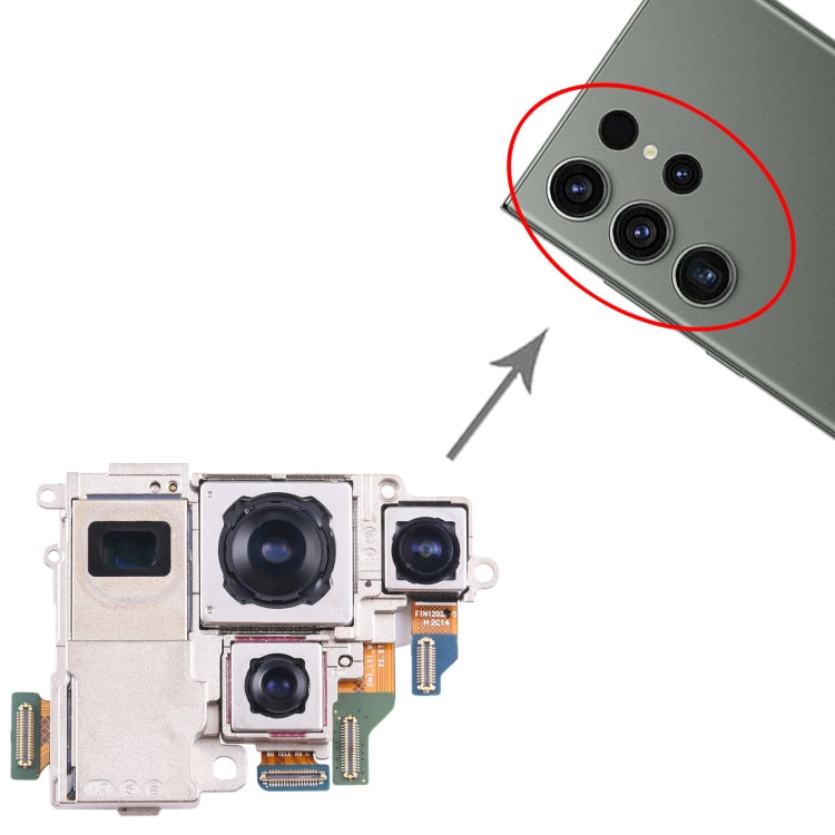 For Samsung Galaxy S23 Ultra SM-S918/SM-S918B Original Camera Set (Telephoto + Periscope + Wide + Main Camera) -  by buy2fix | Online Shopping UK | buy2fix