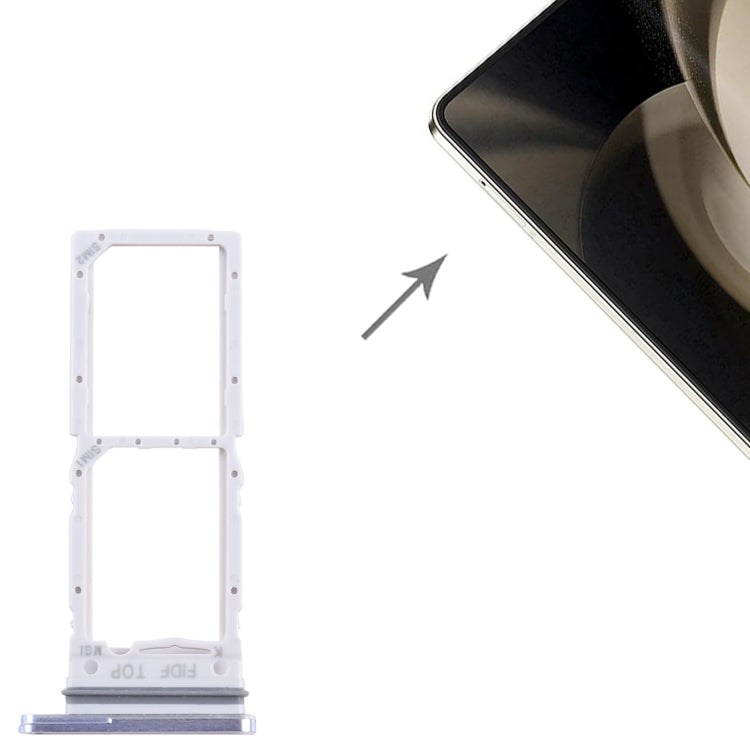 For Samsung Galaxy Z Fold5 SM-F946 Original SIM + SIM Card Tray (Blue) - Card Tray by buy2fix | Online Shopping UK | buy2fix
