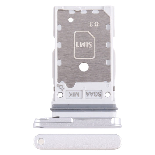For Samsung Galaxy S23 FE SM-S711B Original SIM + SIM Card Tray (Silver) -  by buy2fix | Online Shopping UK | buy2fix