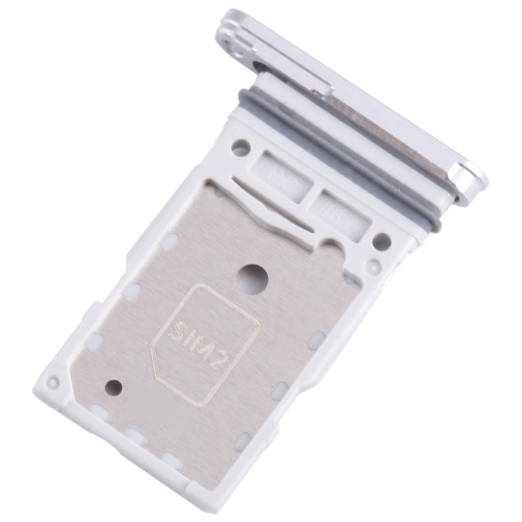 For Samsung Galaxy S23 FE SM-S711B Original SIM + SIM Card Tray (Silver) -  by buy2fix | Online Shopping UK | buy2fix