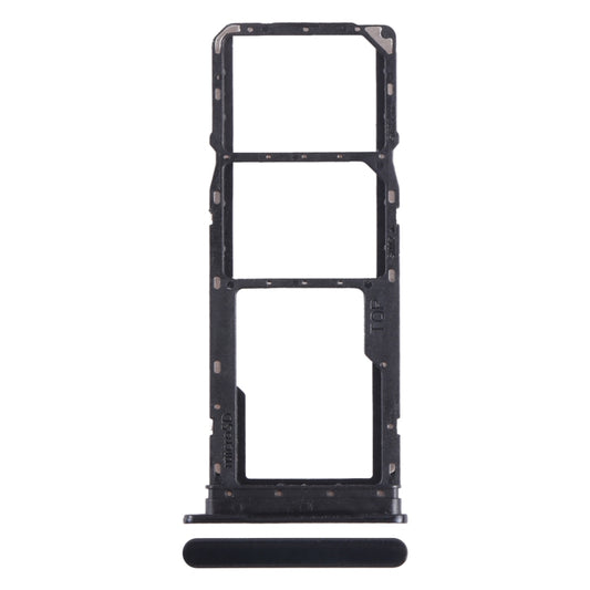 For Samsung Galaxy A05 SM-A055 Original SIM + SIM Card Tray + Micro SD Card Tray (Black) - Card Tray by buy2fix | Online Shopping UK | buy2fix