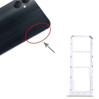 For Samsung Galaxy A05 SM-A055 Original SIM + SIM Card Tray + Micro SD Card Tray (Green) - Card Tray by buy2fix | Online Shopping UK | buy2fix