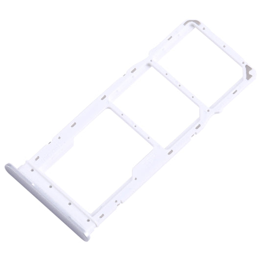 For Samsung Galaxy A05 SM-A055 Original SIM + SIM Card Tray + Micro SD Card Tray (Silver) - Card Tray by buy2fix | Online Shopping UK | buy2fix