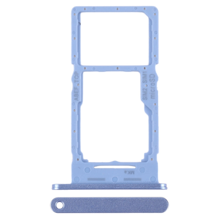 For Samsung Galaxy A25 5G SM-A256B Original SIM Card Tray + SIM Card Tray / Micro SD Card Tray (Blue) - Card Tray by buy2fix | Online Shopping UK | buy2fix