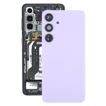 For Samsung Galaxy S24 SM-S921B OEM Battery Back Cover with Camera Lens Cover(Light Purple) -  by buy2fix | Online Shopping UK | buy2fix