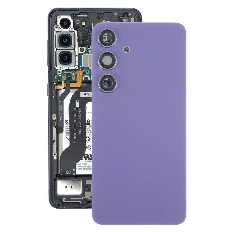 For Samsung Galaxy S24 SM-S921B OEM Battery Back Cover with Camera Lens Cover(Purple) -  by buy2fix | Online Shopping UK | buy2fix
