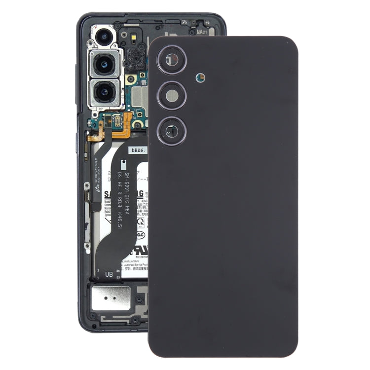 For Samsung Galaxy S24+ SM-S926B OEM Battery Back Cover with Camera Lens Cover(Black) -  by buy2fix | Online Shopping UK | buy2fix