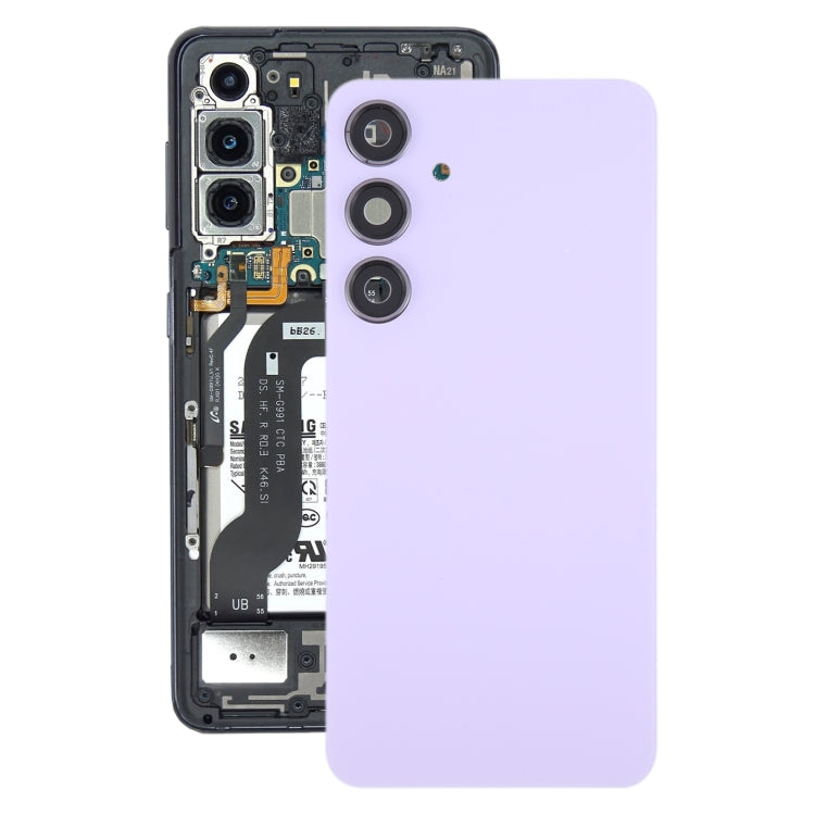For Samsung Galaxy S24+ SM-S926B OEM Battery Back Cover with Camera Lens Cover(Light Purple) -  by buy2fix | Online Shopping UK | buy2fix