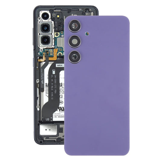 For Samsung Galaxy S24+ SM-S926B OEM Battery Back Cover with Camera Lens Cover(Purple) -  by buy2fix | Online Shopping UK | buy2fix