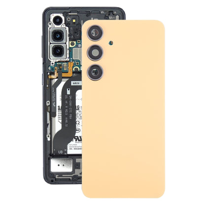 For Samsung Galaxy S24+ SM-S926B OEM Battery Back Cover with Camera Lens Cover(Yellow) -  by buy2fix | Online Shopping UK | buy2fix
