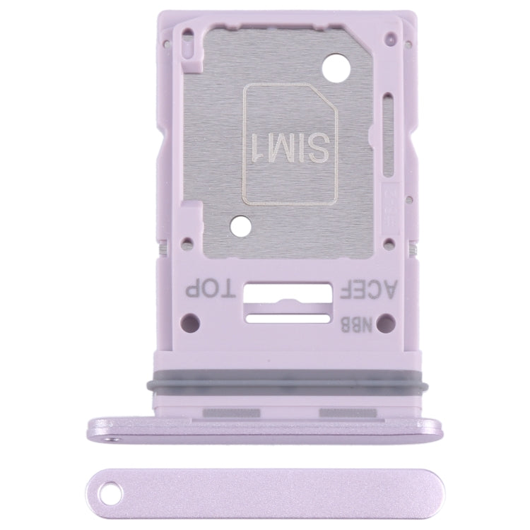 For Samsung Galaxy A35 SM-A356B Original SIM Card Tray + SIM / Micro SD Card Tray (Purple) - Card Tray by buy2fix | Online Shopping UK | buy2fix
