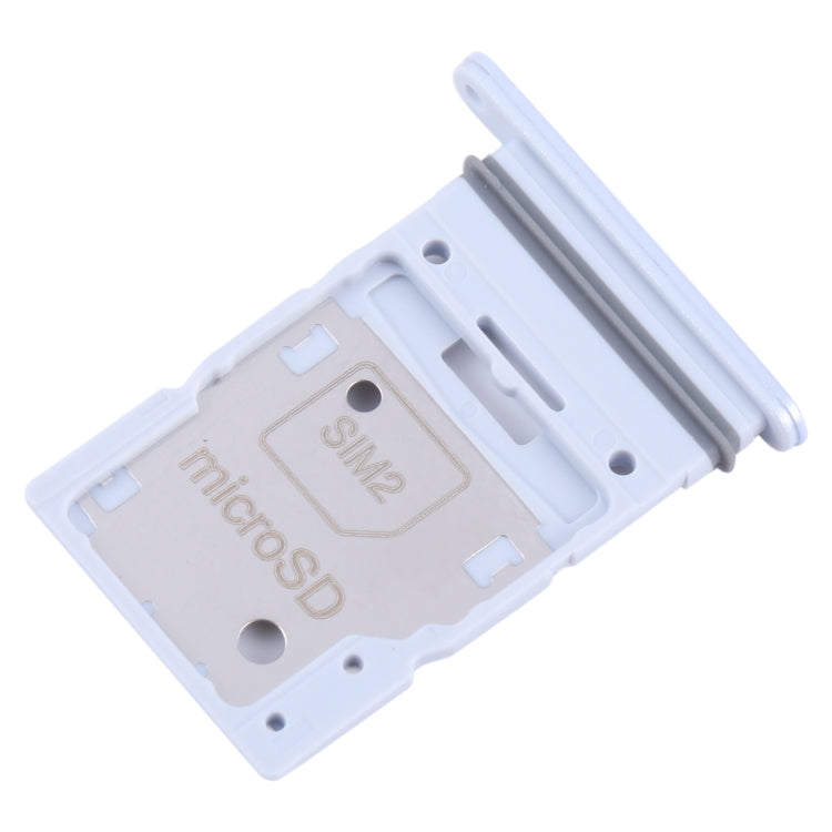 For Samsung Galaxy A35 SM-A356B Original SIM Card Tray + SIM / Micro SD Card Tray (Silver) - Card Tray by buy2fix | Online Shopping UK | buy2fix