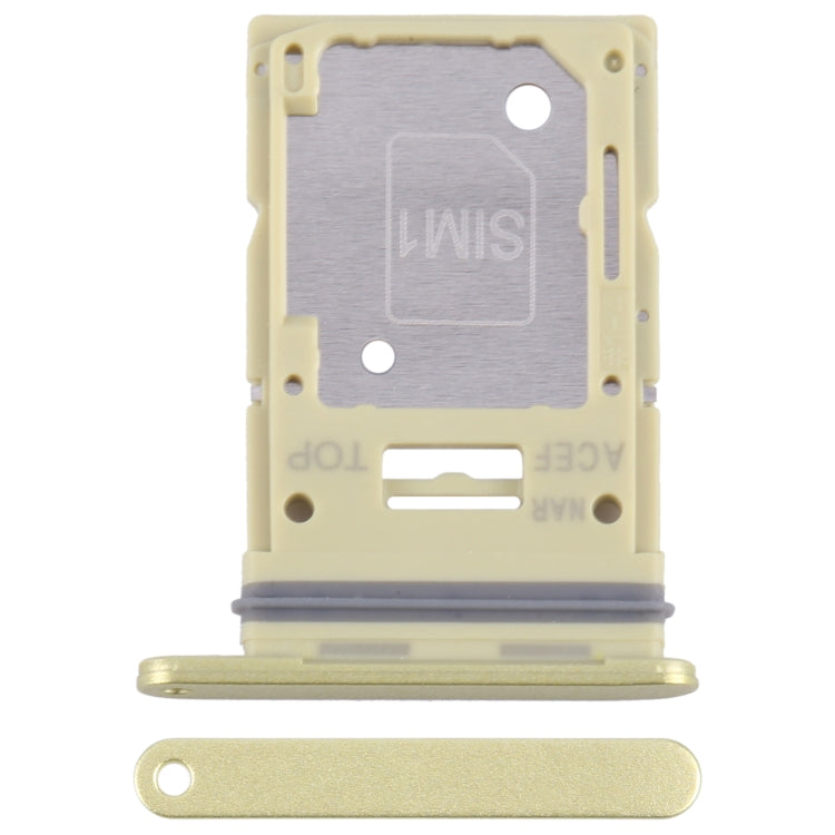 For Samsung Galaxy A35 SM-A356B Original SIM Card Tray + SIM / Micro SD Card Tray (Yellow) - Card Tray by buy2fix | Online Shopping UK | buy2fix