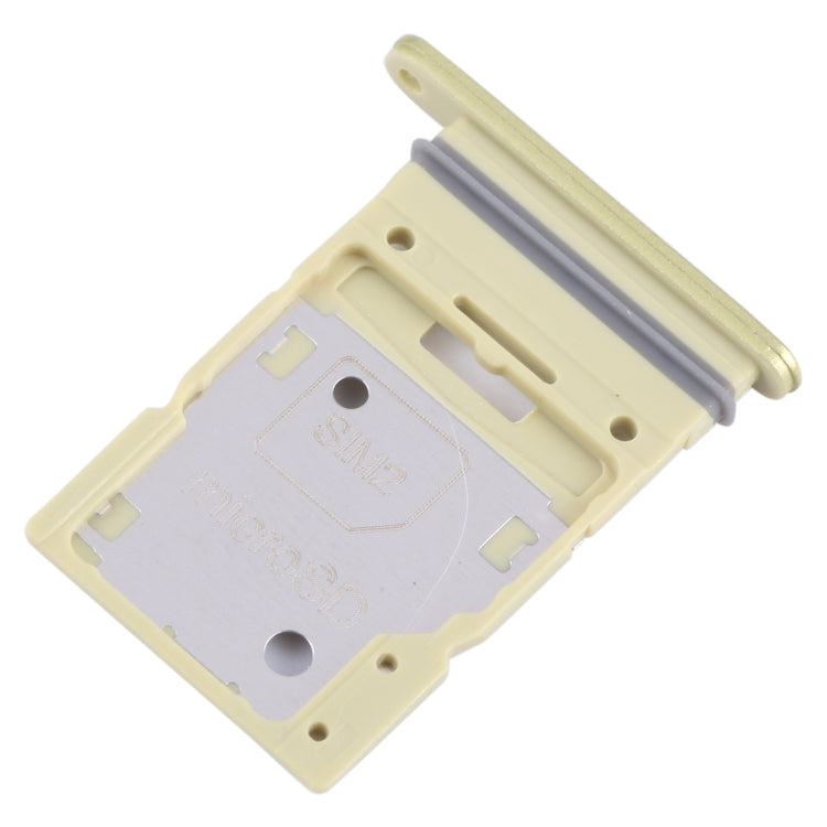 For Samsung Galaxy A35 SM-A356B Original SIM Card Tray + SIM / Micro SD Card Tray (Yellow) - Card Tray by buy2fix | Online Shopping UK | buy2fix
