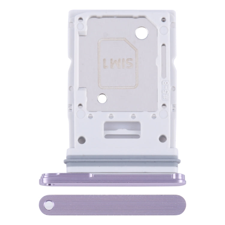 For Samsung Galaxy A55 SM-A556B Original SIM Card Tray + SIM / Micro SD Card Tray (Purple) - Card Tray by buy2fix | Online Shopping UK | buy2fix