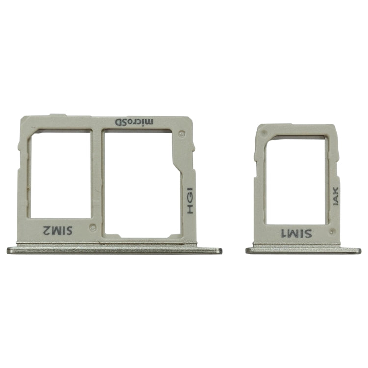 For Samsung Galaxy J6 2018 SM-J600 SIM Card Tray + SIM + Micro SD Card Tray (Gold) - Card Tray by buy2fix | Online Shopping UK | buy2fix